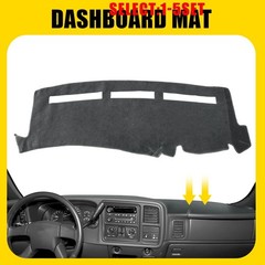 Gray Dash Cover Mat Dashboard Pad for Chevy Silverado 1500 2500 Tahoe 01-06 1-5X