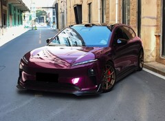 ESSMO PET Super Gloss Metallic Rubellite Purple Vehicle Vinyl Wrap Decal Paint