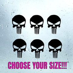 Punisher Bundle STICKER VINYL STICKERS DECAL 2nd AMENDMENT FRANK CASTLE SKULL