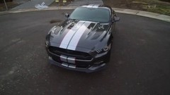 Ford Mustang Racing Stripes 36 Feet 10″ Graphic Decal Sticker & Red Pinstripe
