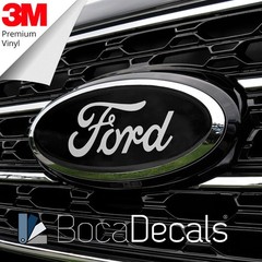 BocaDecals Emblem Overlay Insert Decals For 2025-2026 Ford Maverick (Set of 2)