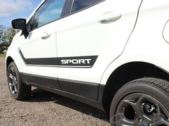 2013-2020 Ford EcoSport FLYOUT Side Door Decal and Hood Vinyl Stripe Graphic Kit