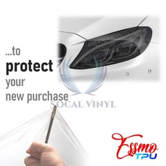 ESSMO TPU Clear Gloss PPF Paint Protection Headlight Tint Film Fog Car Taillight