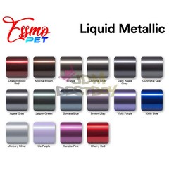 ESSMO PET Liquid Metallic Dragon Blood Red Car Vinyl Wrap Decal Sticker Paint