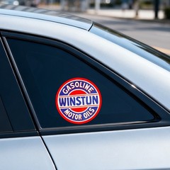 Round Stickers Sunproof Personalized Self-adhesive for Luggage Car windows