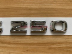 Chrome ABS IS250 Number Trunk Letters Badge Emblems Sticker For 08-20