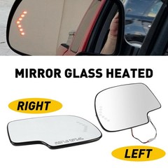 1/2Pair Left & Right Heated Glass Mirrors w/ Turn Signal for Chevy GMC Cadillac