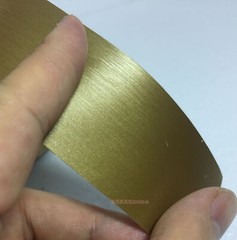 1.2″ Wide Gold Car House Metal Brushed ALUMINUM Vinyl Wrap Sticker Tape Strips