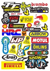 Lot 6 Mixed Stickers Motocross Motorcycle Car ATV Racing Dirt Bike Helmet Decals