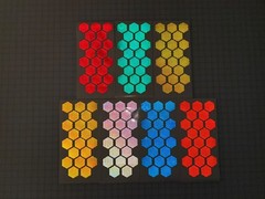 20 Reflective 1.75″ Prismatic Hexagons Oralite V98 (750+ Candelas) Sticker Decal