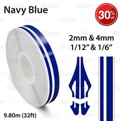 PinStriping Pin Stripe Adhesive Tape SOLID Line Decal Vinyl Sticker DARK BLUE