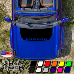 Blackout Hood Vinyl Decal Sticker For Ford Bronco 2021 – 2026
