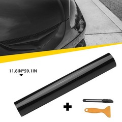 Black Gloss Car Vinyl Wrap Self Adhesive Film Wrap Sticker Air Bubble Free