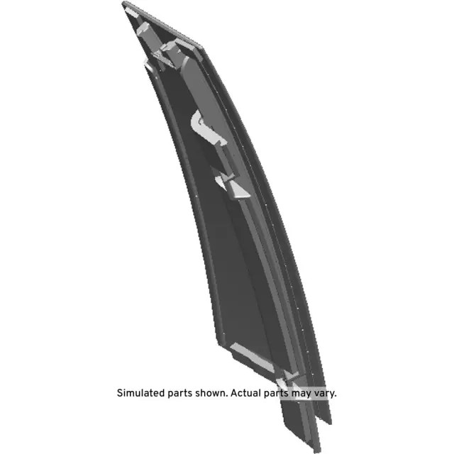 Genuine GM Rear Passenger Side Door Window Frame Front Applique 84963080