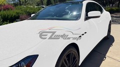 Matte Glitter White Frosted Sparkle Sticker Decal Sheet Car Vinyl Wrap Film DIY