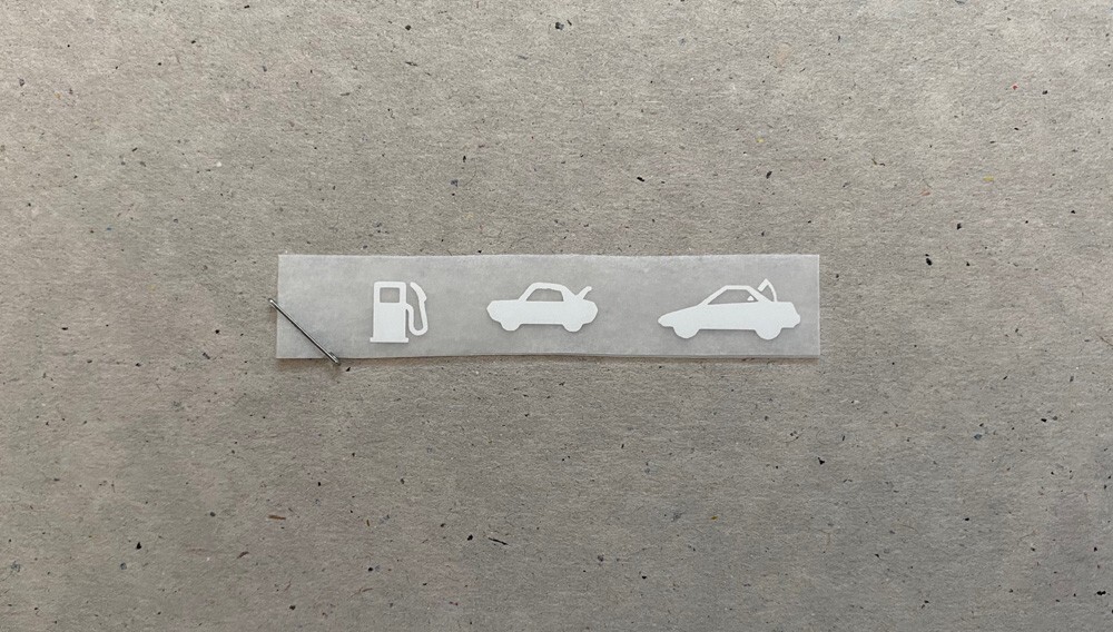 Gas/Trunk Decal Kit MR2 AW11