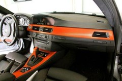 VVivid Xpo Matte Orange Dry Carbon Architectural Vinyl Wrap Film | V168