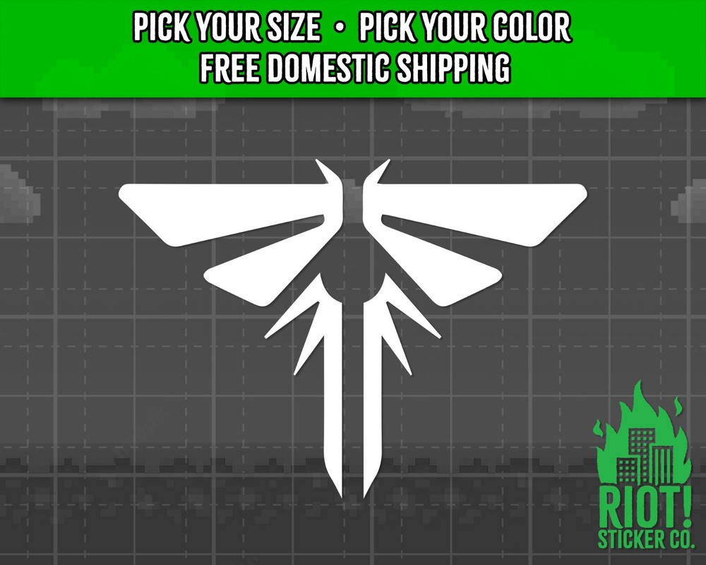 The Last of Us Fireflies Decal for Car Sticker for Laptop Yeti Window