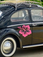 Hibiscus single flower Vinyl Decal-Sticker for Jeep Car Truck Bumper Wall Window