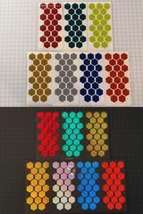 20 Reflective 1.75″ Prismatic Hexagons Oralite V98 (750+ Candelas) Sticker Decal