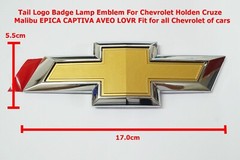 CHEVROLET 2011-2014 Captiva EMBLEM BADGE STICKER DECAL ABS PLASTIC LOGO 17X5.5