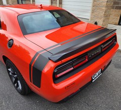 Fits 2019-2023 Dodge Challenger Stripes Tail Band Sticker Vinyl Graphics Scat