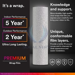 Premium Ultra Diamond Glitter Matte Silver Car Vinyl Wrap Sticker Decal Sheet