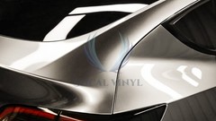Premium Super Gloss Metallic Liquid Silver Car Vinyl Wrap Sticker Decal Sheet