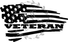 Distressed Flag Decals