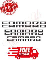 6x CAMARO BREMBO Brake Caliper Decals Stickers vinyl water resistant premium