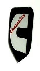 GRILLE EMBLEM fits RAM Diesel 1994-2002 Black/Silver-RED