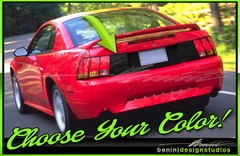 Trunk Blackout Decal Fits – 1999 2000 2001 2002 2003 2004 Ford Mustang GT