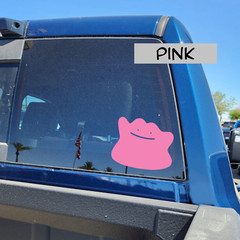 Ditto Permanent Vinyl Decal 4in W-3.4in H Full Colored Vehicle Sticker UV Safe