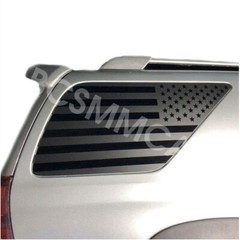 Car Rear Window Both Side American Flag Sticker Fit For Toyota 4RUNNER 2003-2009