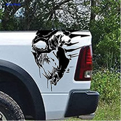 Skull Vinyl Decals Scary Skeleton Stickers For Car Trunk Side Body Pickup Decor