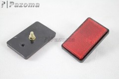 Bolt-On Reflectors Universal High Visibility Safety Reflectors Plate Rectangle