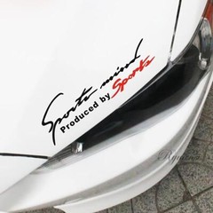Sport Mind Produced by Sports Headlight Eyebrow Eyelid Car Body Racing Stickers