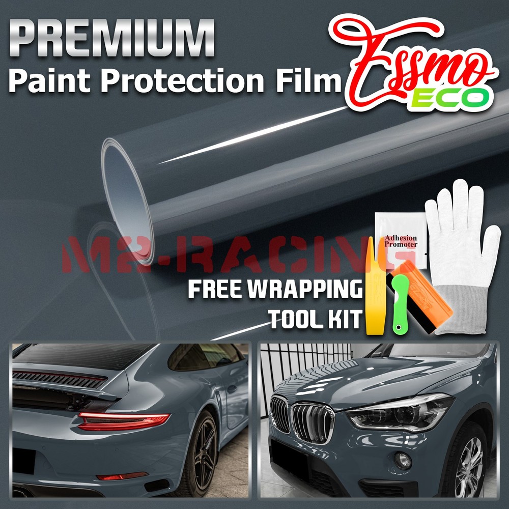 5FTx8FT PPF Midnight Gray Gloss Color Vinyl Paint Protection Film Scratch Wrap