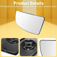 1/2Set Mirror Glass Lower Convex Driver Side LH fit Ford Transit 150 250 350 201
