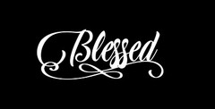 Blessed custom car window vinyl decal sticker oracal 651 religious blessings