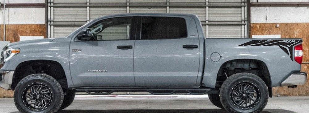 4X4 PRO STYLE BED SIDE VINYL GRAPHICS DECALS FIT TOYOTA TUNDRA 14/23 MODELS