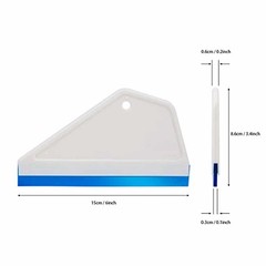 Auto Window Tint Tool (4PCS) Side Swiper Wiper Squeegee Rubber Edge Scraper Kit