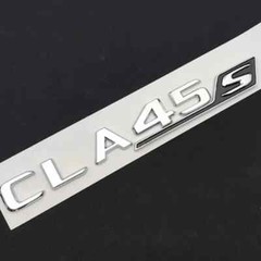 3D ABS Chrome For CLA 45 S AMG C117 C118 CLA45S TURBO Car Trunk Badge Emblem
