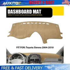For Toyota Sienna 04-10 beige Dash Cover Mat Dashboard Pad Interior Carpet 1-5X