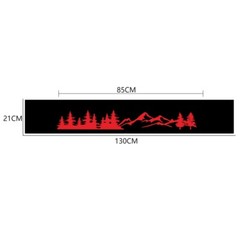 Car Sticker Tree Mountain Graphics Front Windshield Styling Decal 130*21CM PVC