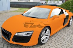 Premium Ultra Matte Flat Flame Orange Auto Vinyl Wrap Sticker Decal Sheet Film