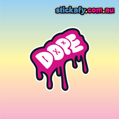 Dope Sticker | Vinyl Car Decal Funny Aussie Meme Adult Humor