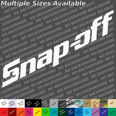 Custom Snapoff tools decal sticker tool box mechanic technician shop wrench