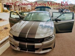 FOR Dodge Charger 15-22 TWIN 10 Inch Racing Stripes Vinyl Graphic Decal 36 FEET