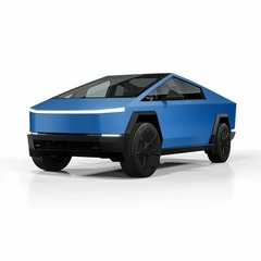 Cybertruck PreCut PPF Paint Protection Film Wrap Color Change Royal Blue